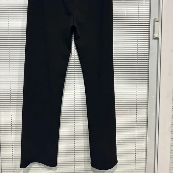 SHEIN Black Pants with Houndstooth Waistband - Picture 4 of 5